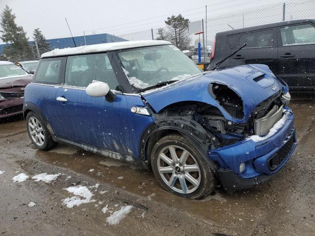 WMWSV3C53DT479342 - 2013 MINI COOPER S BLUE photo 4