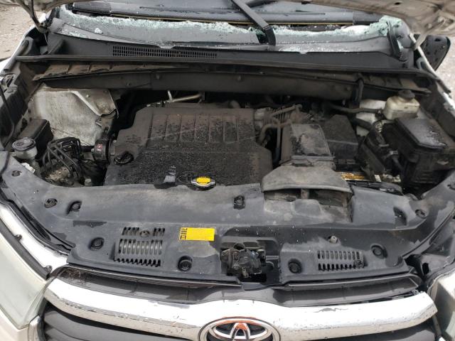 5TDBKRFH6FS156571 - 2015 TOYOTA HIGHLANDER LE WHITE photo 12