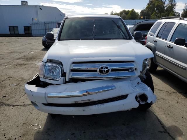 5TBDT44156S525265 - 2006 TOYOTA TUNDRA DOUBLE CAB SR5 WHITE photo 5