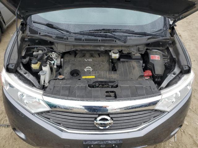 JN8AE2KP7F9121144 - 2015 NISSAN QUEST S GRAY photo 12