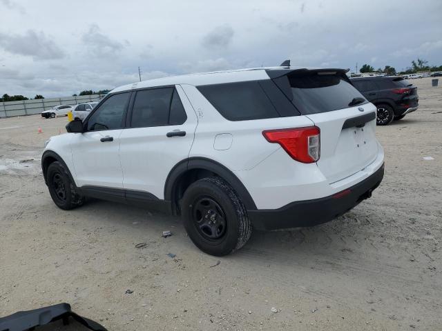 1FM5K8AB2NGB46263 - 2022 FORD EXPLORER POLICE INTERCEPTOR WHITE photo 2