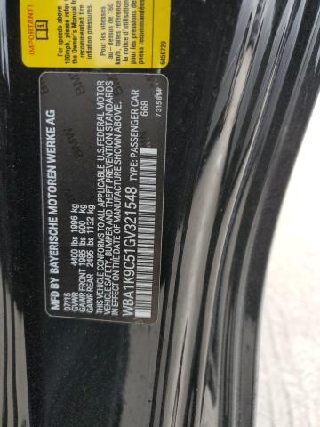 WBA1K9C51GV321548 - 2016 BMW 228 I SULEV BLACK photo 13