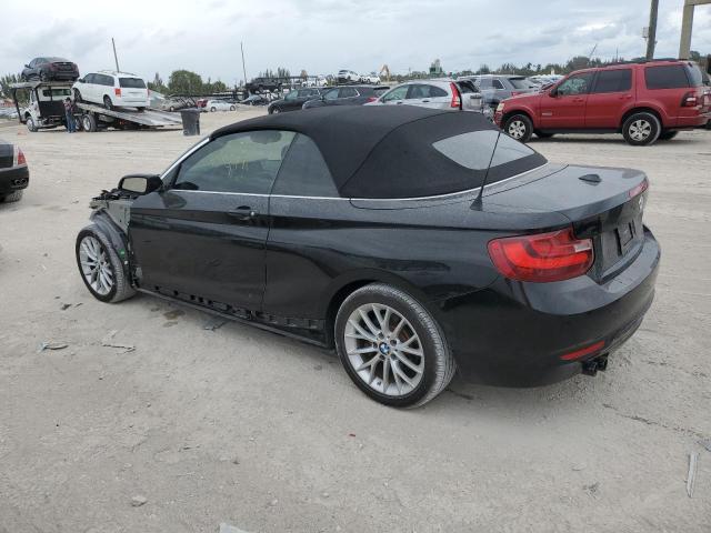 WBA1K9C51GV321548 - 2016 BMW 228 I SULEV BLACK photo 2