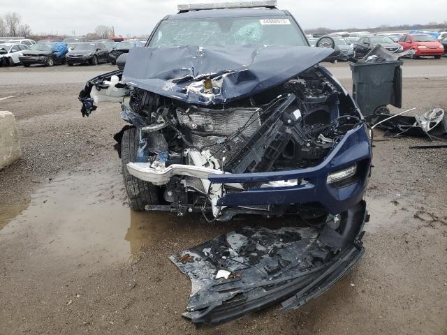 1FM5K8AB7NGB30382 - 2022 FORD EXPLORER POLICE INTERCEPTOR BLUE photo 5