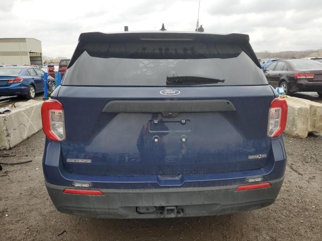 1FM5K8AB7NGB30382 - 2022 FORD EXPLORER POLICE INTERCEPTOR BLUE photo 6