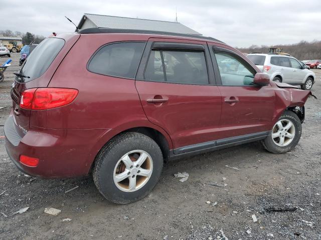 5NMSG73D18H162727 - 2008 HYUNDAI SANTA FE GLS BURGUNDY photo 3