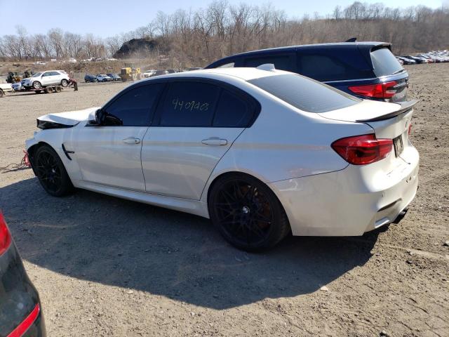 WBS8M9C39H5G85417 - 2017 BMW M3 WHITE photo 2