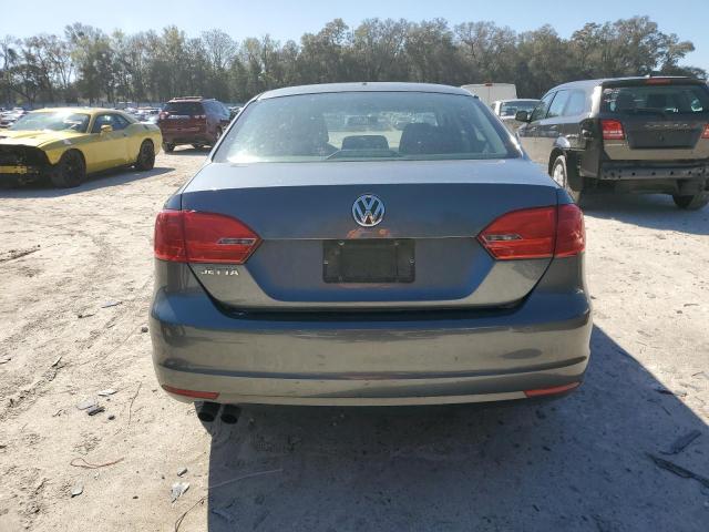 3VW1K7AJ0DM209155 - 2013 VOLKSWAGEN JETTA BASE GRAY photo 6