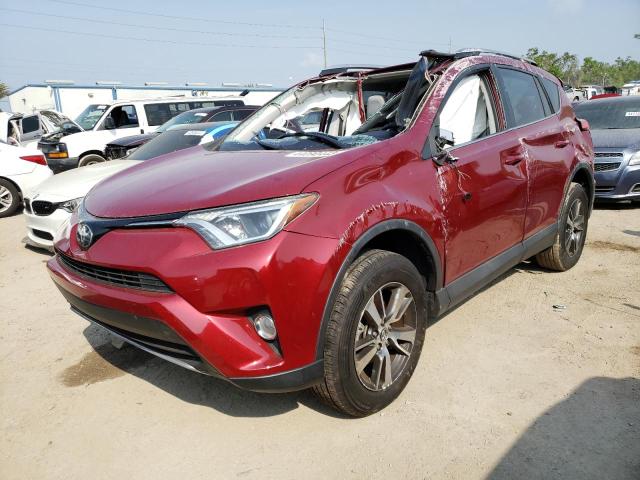 2T3WFREV7JW462845 - 2018 TOYOTA RAV4 ADVENTURE RED photo 1