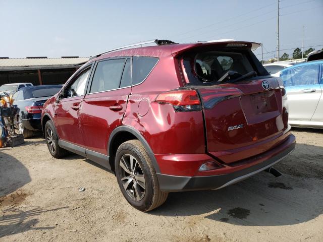 2T3WFREV7JW462845 - 2018 TOYOTA RAV4 ADVENTURE RED photo 2