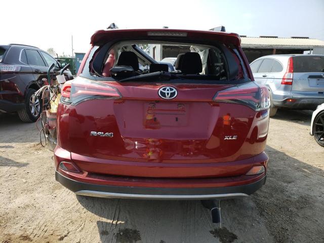 2T3WFREV7JW462845 - 2018 TOYOTA RAV4 ADVENTURE RED photo 6