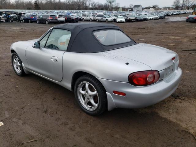 JM1NB353320234348 - 2002 MAZDA MX-5 MIATA BASE SILVER photo 2