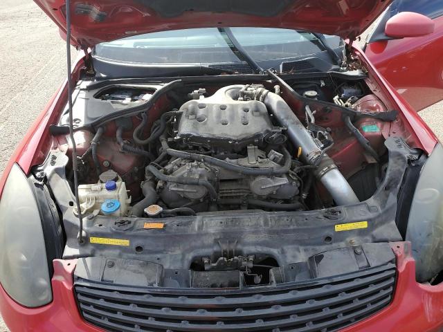 JNKCV54E37M903777 - 2007 INFINITI G35 RED photo 11