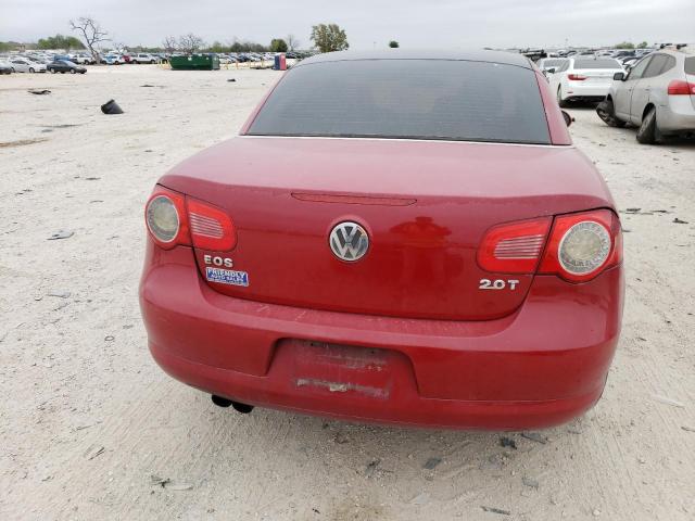 WVWBA71F18V019351 - 2008 VOLKSWAGEN EOS TURBO RED photo 6