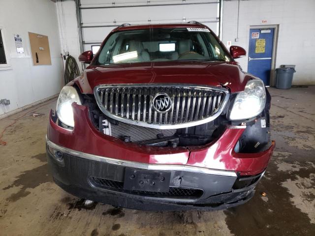 5GAKVCED8BJ126452 - 2011 BUICK ENCLAVE CXL RED photo 5