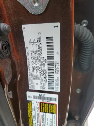 5TFAW5F15EX347211 - 2014 TOYOTA TUNDRA CREWMAX PLATINUM Qəhvəyi foto 12