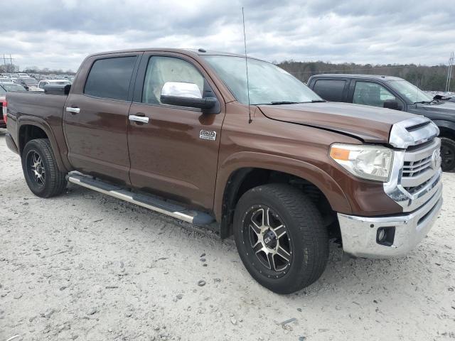 5TFAW5F15EX347211 - 2014 TOYOTA TUNDRA CREWMAX PLATINUM BROWN photo 4