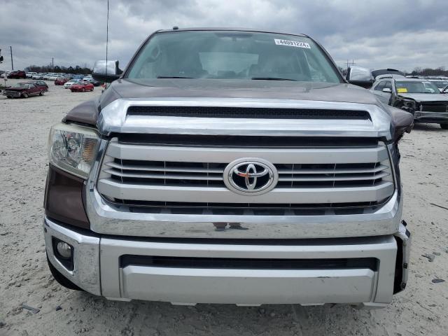 5TFAW5F15EX347211 - 2014 TOYOTA TUNDRA CREWMAX PLATINUM BROWN photo 5