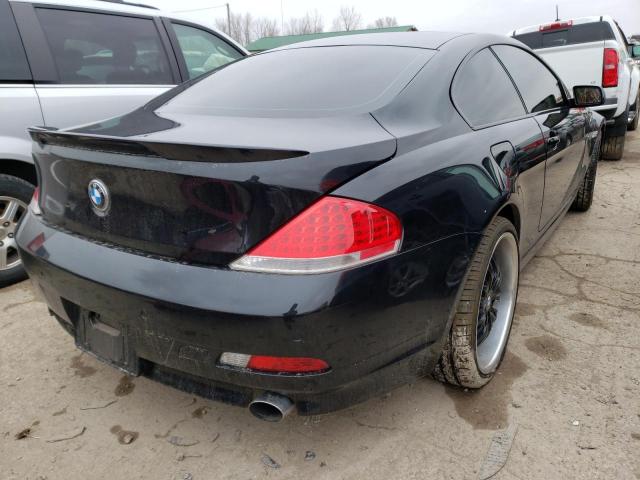 WBAEH13517CR52894 - 2007 BMW 650 I BLACK photo 3