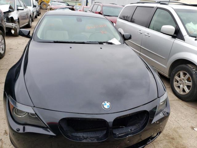 WBAEH13517CR52894 - 2007 BMW 650 I BLACK photo 5