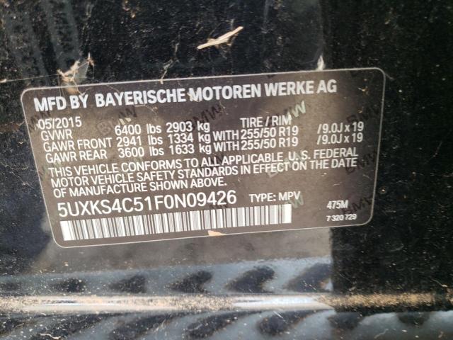 5UXKS4C51F0N09426 - 2015 BMW X5 XDRIVE35D Qara foto 13