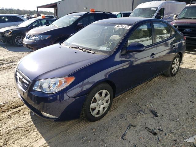 KMHDU46D78U513592 - 2008 HYUNDAI ELANTRA GLS BLUE photo 1