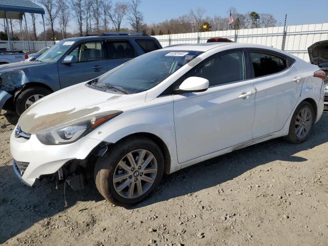 5NPDH4AE1FH556194 - 2015 HYUNDAI ELANTRA SE WHITE photo 1