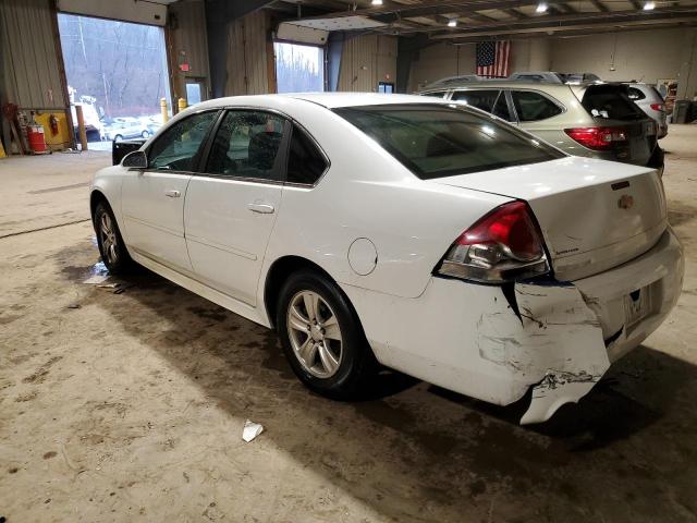 2G1WF5E35D1226241 - 2013 CHEVROLET IMPALA LS WHITE photo 2