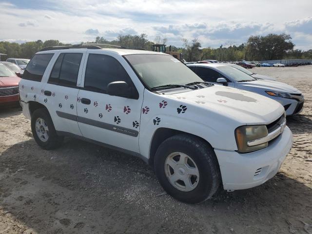 1GNDS13S232239483 - 2003 CHEVROLET TRAILBLAZE WHITE photo 4