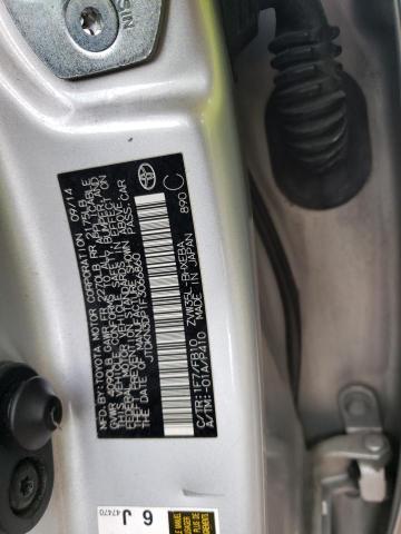 JTDKN3DP1F3066860 - 2015 TOYOTA PRIUS PLUG SILVER photo 13