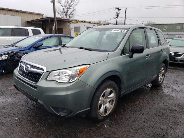 JF2SJAAC1FH803903 - 2015 SUBARU FORESTER 2.5I GREEN photo 1