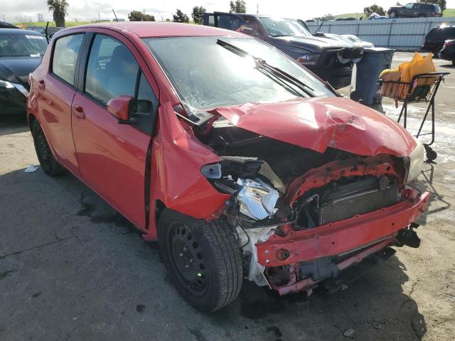 JTDKTUD37CD529728 - 2012 TOYOTA YARIS RED photo 4