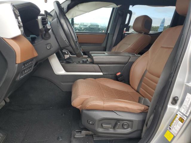 5TFMC5AB4NX001088 - 2022 TOYOTA TUNDRA CREWMAX PLATINUM Silber Foto 7