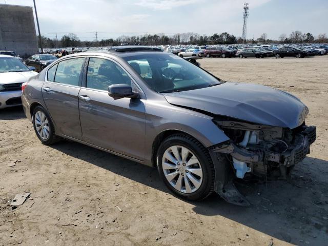 1HGCR3F89EA008411 - 2014 HONDA ACCORD EXL CHARCOAL photo 4