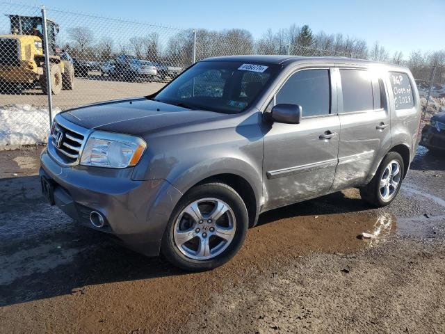 5FNYF4H47EB052668 - 2014 HONDA PILOT EX GRAY photo 1