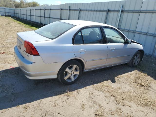 1HGES26784L000298 - 2004 HONDA CIVIC EX SILVER photo 3