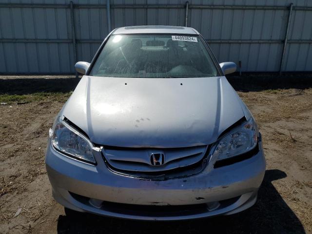 1HGES26784L000298 - 2004 HONDA CIVIC EX SILVER photo 5