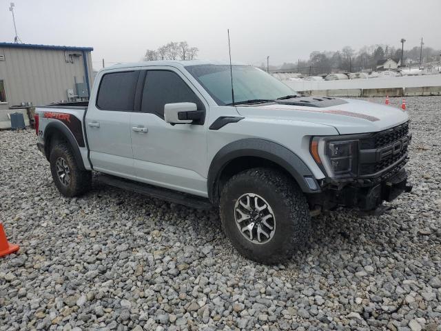 1FTFW1RG7PFC85978 - 2023 FORD F150 RAPTOR SILVER photo 4