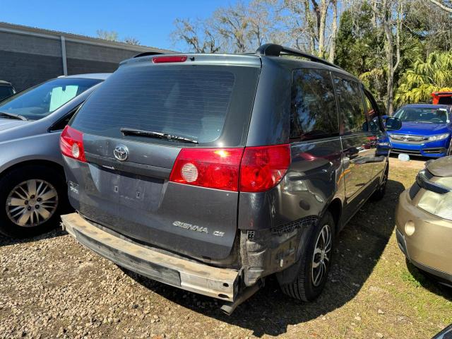 5TDZK23CX7S000467 - 2007 TOYOTA SIENNA CE BLUE photo 4