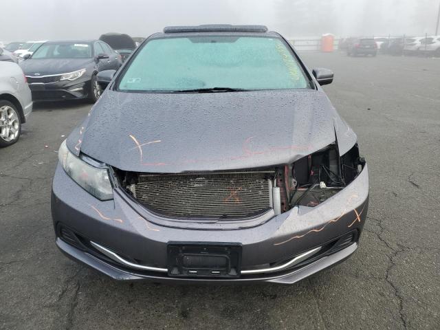 19XFB2F87FE258349 - 2015 HONDA CIVIC EX GRAY photo 5