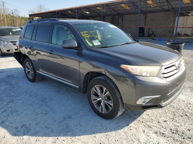 5TDBK3EH3CS119620 - 2012 TOYOTA HIGHLANDER BASE GRAY photo 4