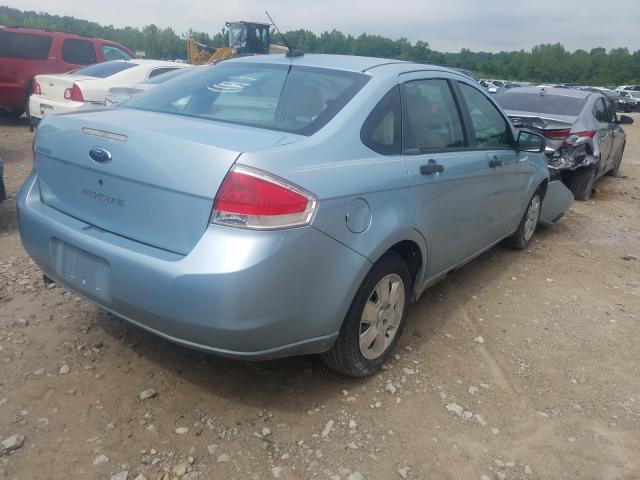 1FAHP34N78W217582 - 2008 FORD FOCUS S/SE BLUE photo 4