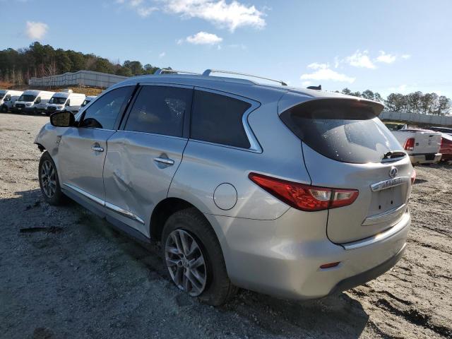 5N1AL0MM2FC560145 - 2015 INFINITI QX60 SILVER photo 2