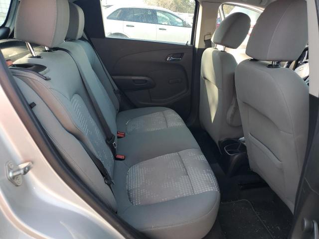 1G1JB6SH3C4130767 - 2012 CHEVROLET SONIC LS ვერცხლისფერი ფოტო 10