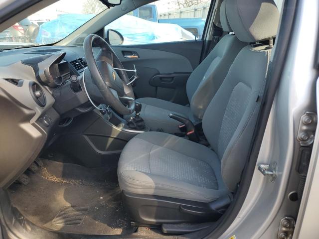 1G1JB6SH3C4130767 - 2012 CHEVROLET SONIC LS ვერცხლისფერი ფოტო 7