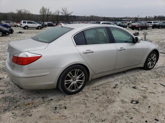 KMHGC4DF4AU072627 - 2010 HYUNDAI GENESIS 4.6L SILVER photo 3