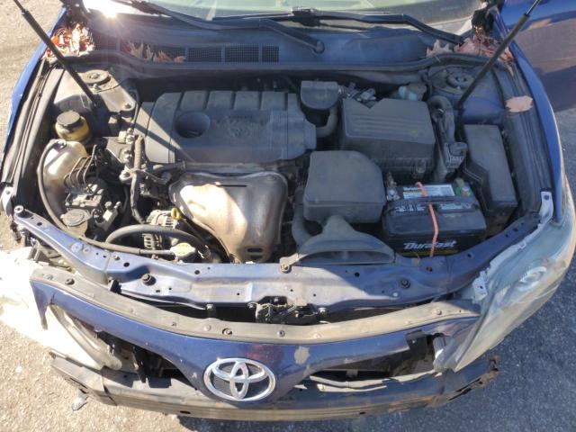 4T1BF3EK6BU607708 - 2011 TOYOTA CAMRY BASE BLUE photo 11