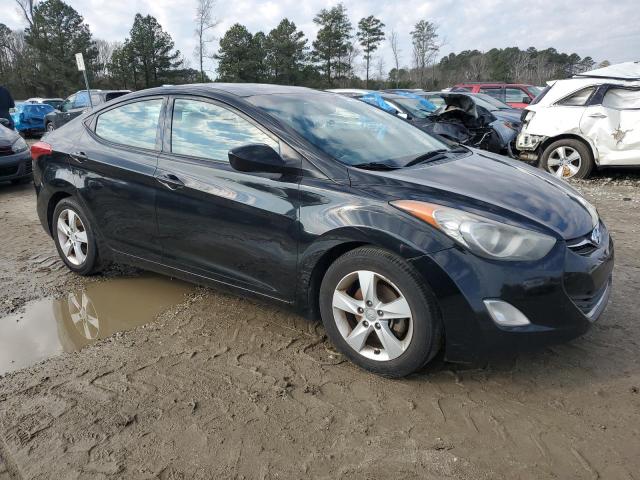 5NPDH4AE6DH329161 - 2013 HYUNDAI ELANTRA GLS BLACK photo 4