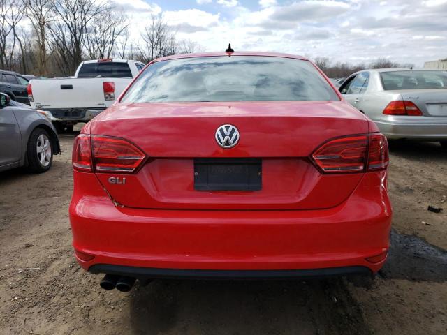 3VW5T7AJ0DM445321 - 2013 VOLKSWAGEN JETTA GLI RED photo 6