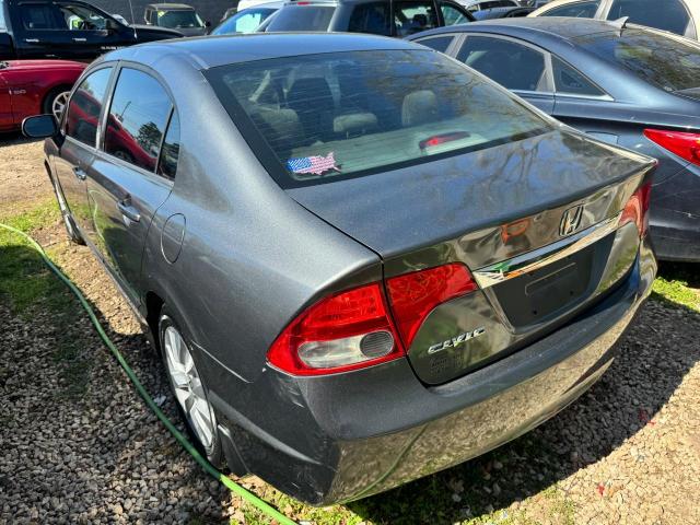 2HGFA16879H536125 - 2009 HONDA CIVIC EX GRAY photo 3